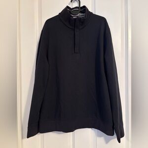 UNTUCKit Men's Dark Blue 1/4 Zip Sweatshirt.  Size XL. Cotton Blend.  NEW